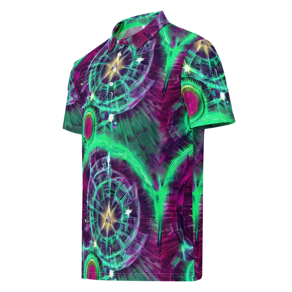 Müller Vortex on Men's Slim Fit Polo Shirt — Left Front