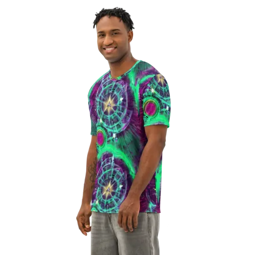 Müller Vortex on a Men's Cotton Crew Neck T-Shirt