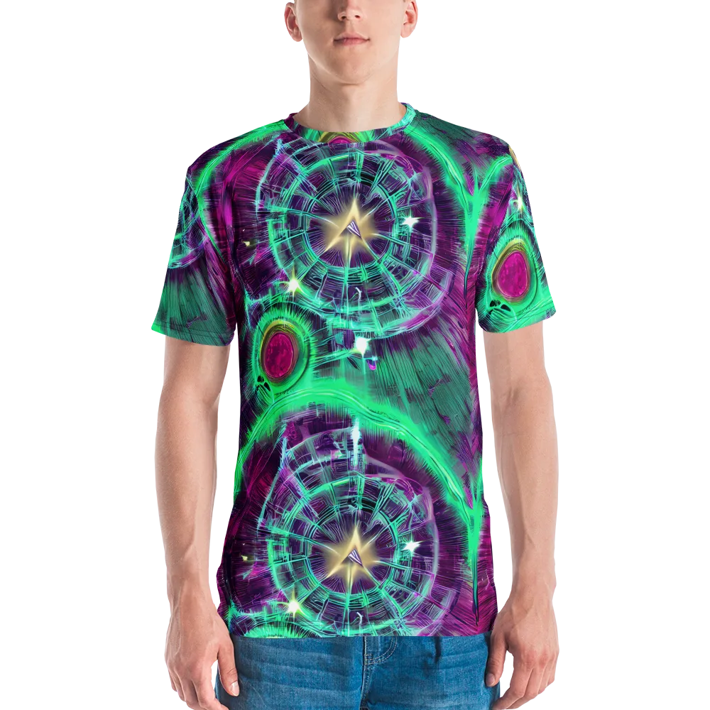 Müller Vortex on Men's Crew Neck T-Shirt — Front