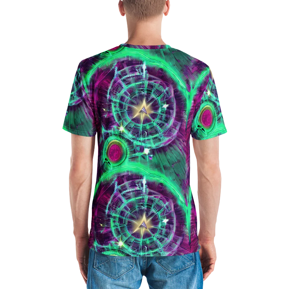 Müller Vortex on Men's Crew Neck T-Shirt — Back