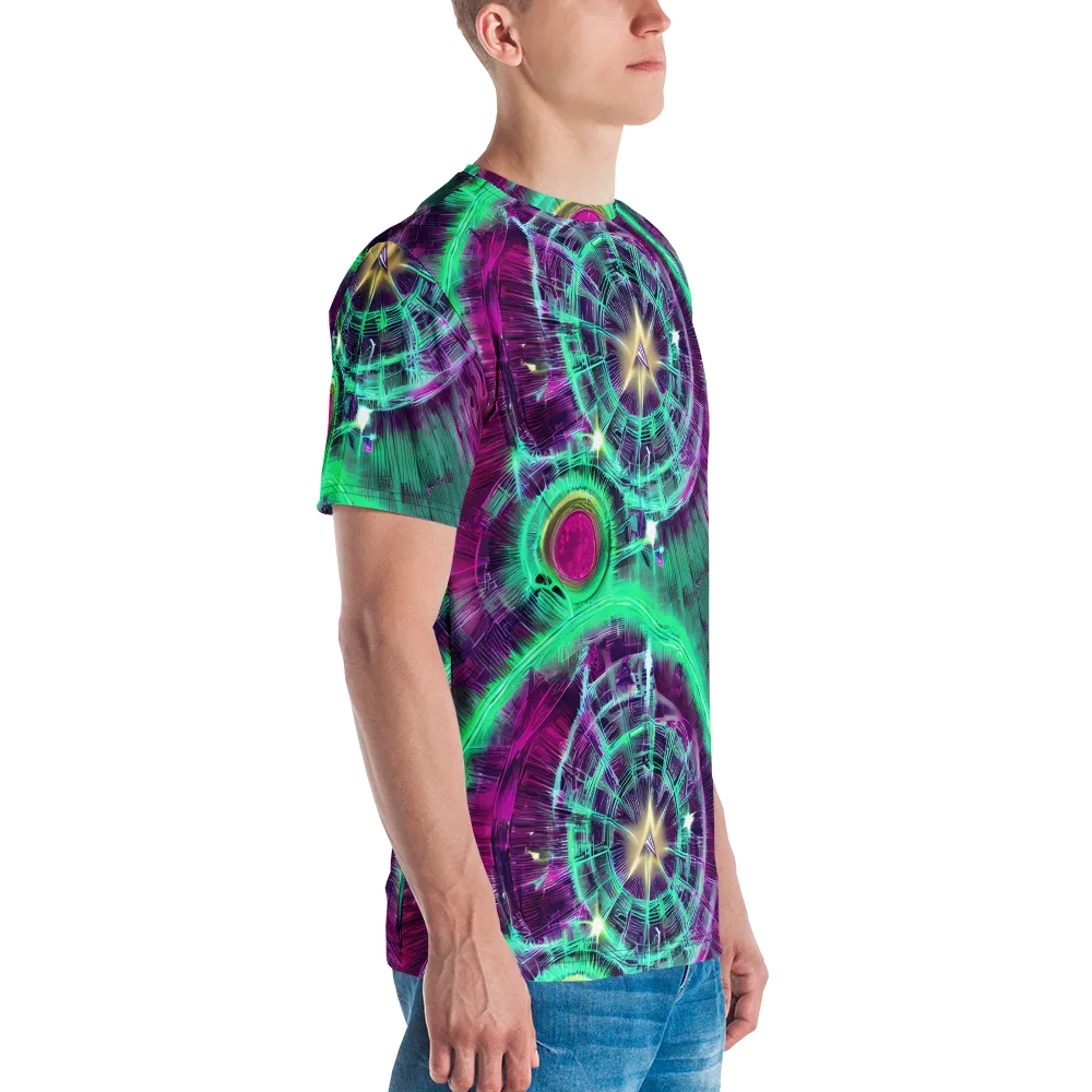 Müller Vortex on Men's Crew Neck T-Shirt — Right