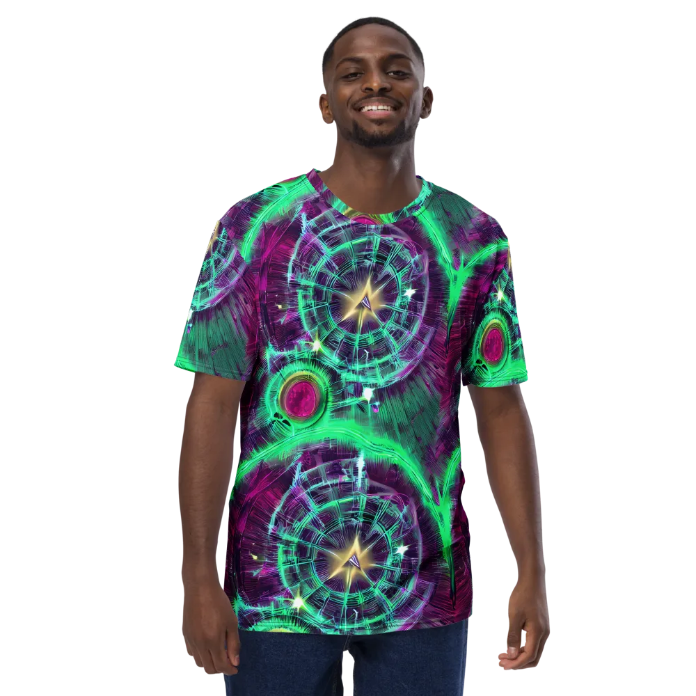 Müller Vortex on Men's Crew Neck T-Shirt — Front
