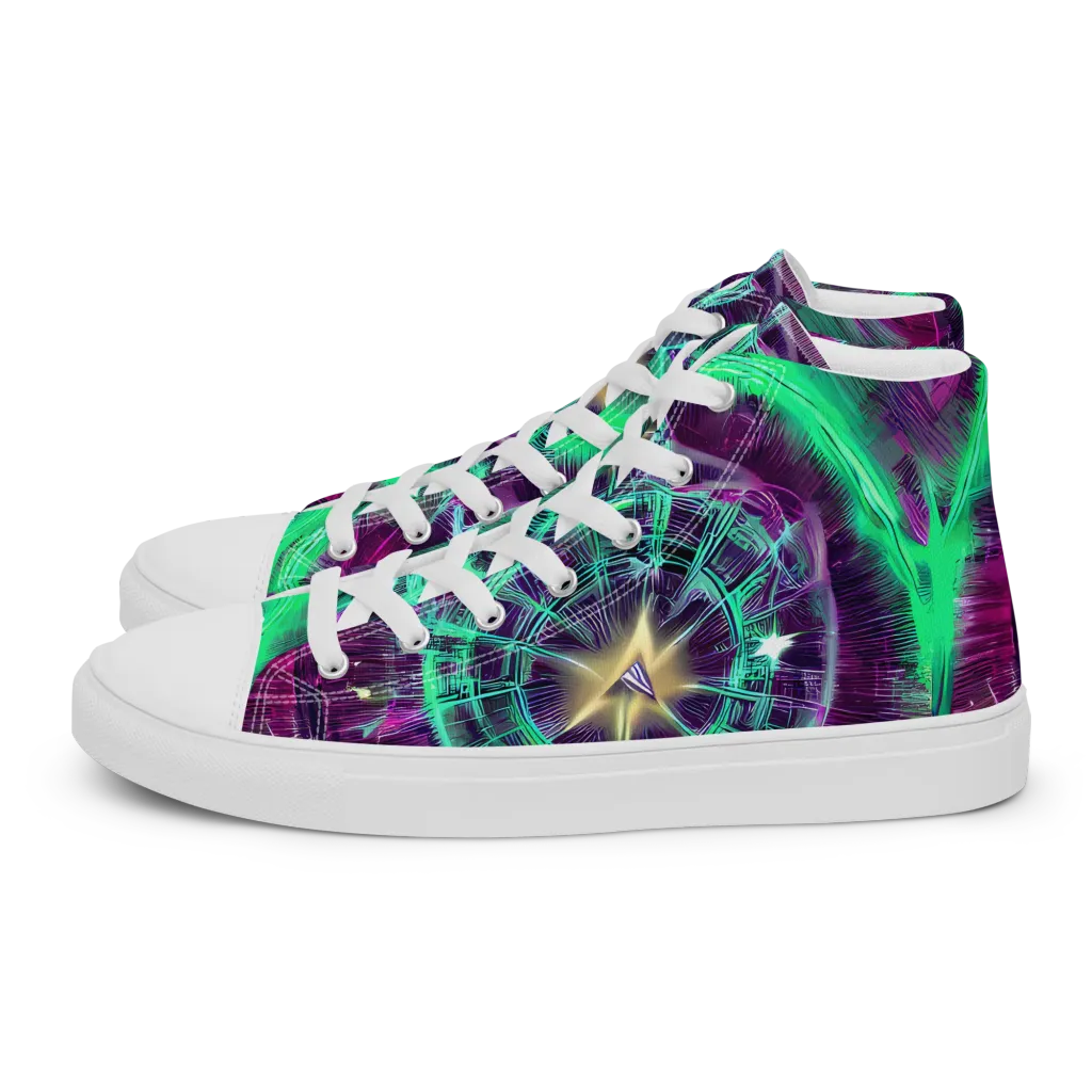Müller Vortex on Men's High Top Canvas Shoes — Left