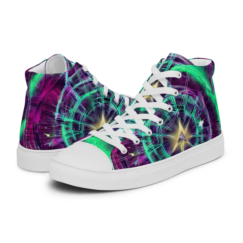 Müller Vortex on Men's High Top Canvas Shoes — Left