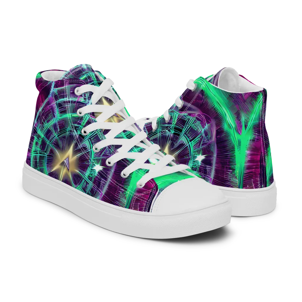 Müller Vortex on Men's High Top Canvas Shoes — Right