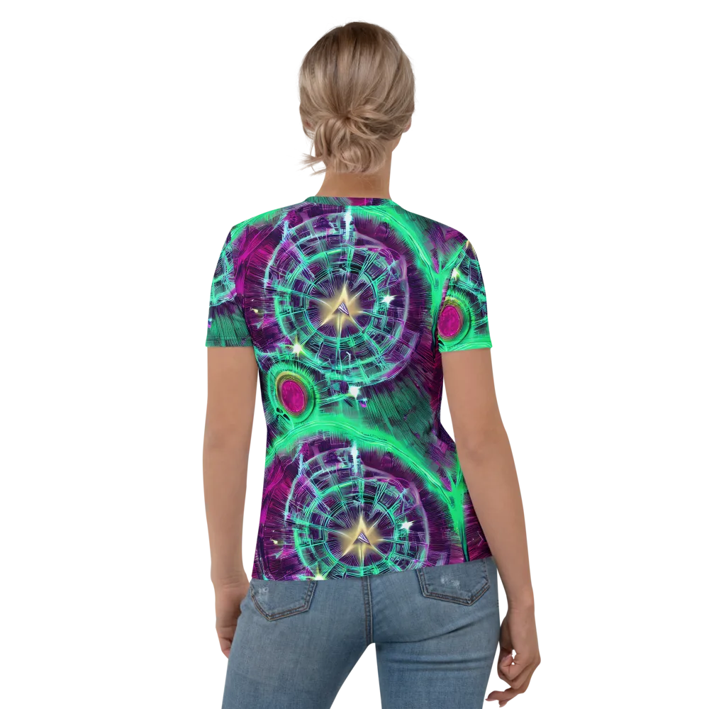 Müller Vortex on Women's Crew Neck T-Shirt — Back