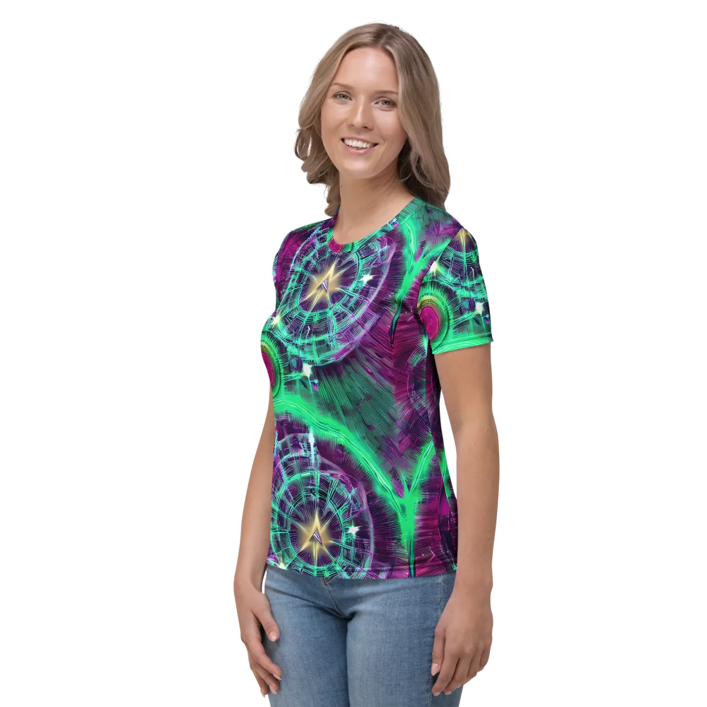 Müller Vortex on Women's Crew Neck T-Shirt — Left