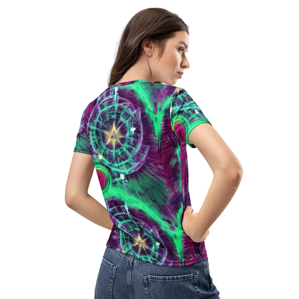 Müller Vortex on Women's Crew Neck T-Shirt — Back