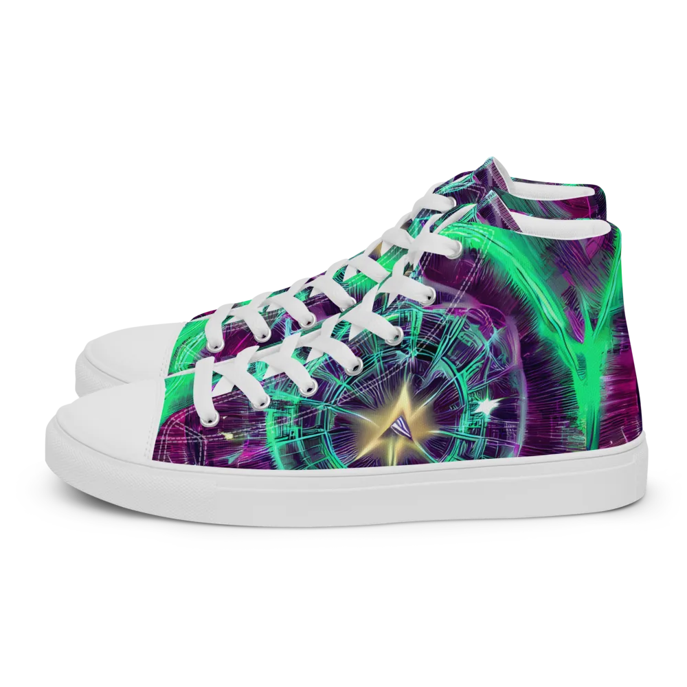 Müller Vortex on Women's High Top Canvas Shoes — Left