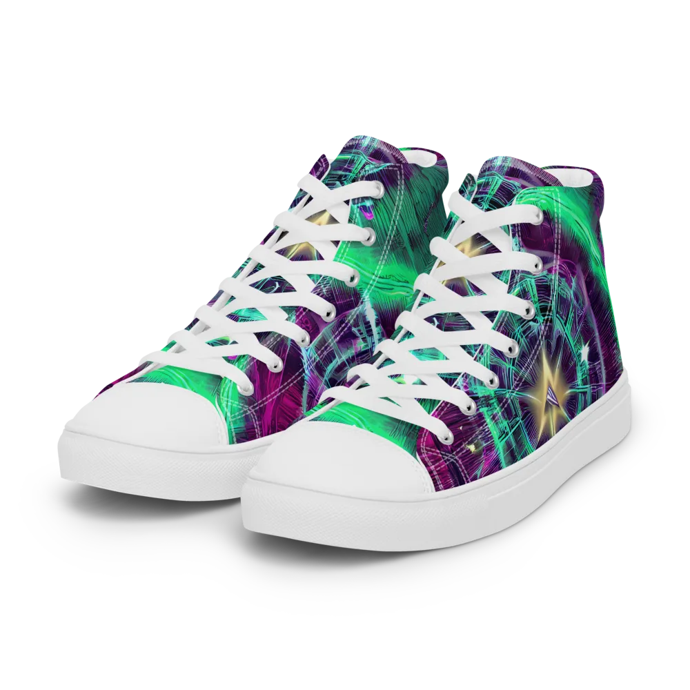 Müller Vortex on Women's High Top Canvas Shoes — Left Front