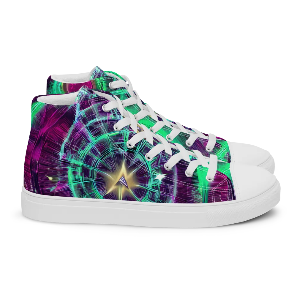 Müller Vortex on Women's High Top Canvas Shoes — Right