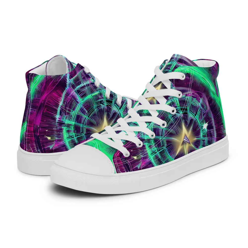 Müller Vortex on Women's High Top Canvas Shoes — Left