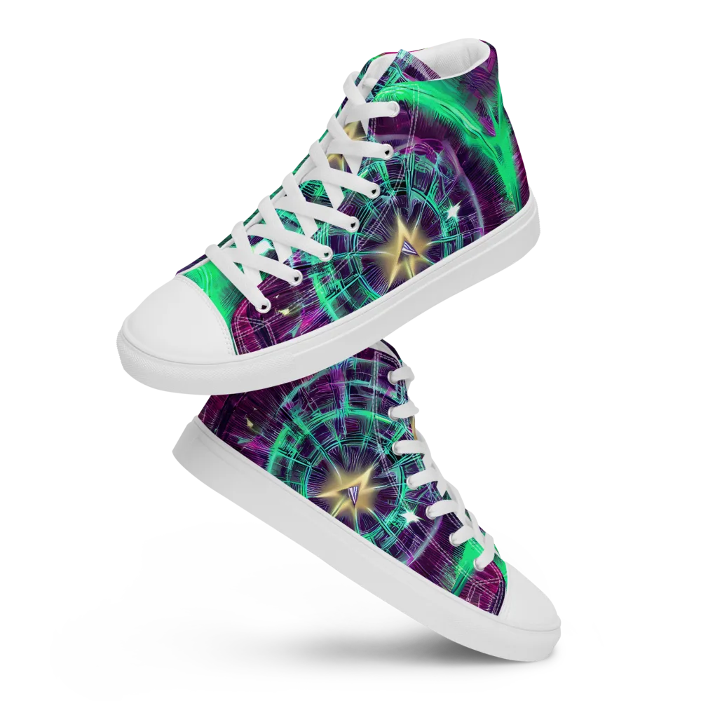 Müller Vortex on Women's High Top Canvas Shoes — Front