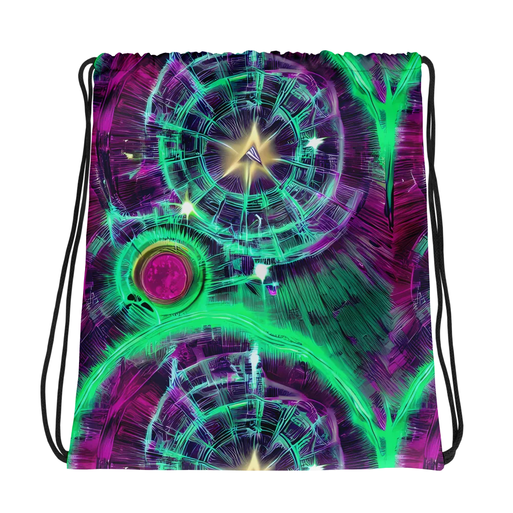 Müller Vortex on Drawstring Bag — Photo