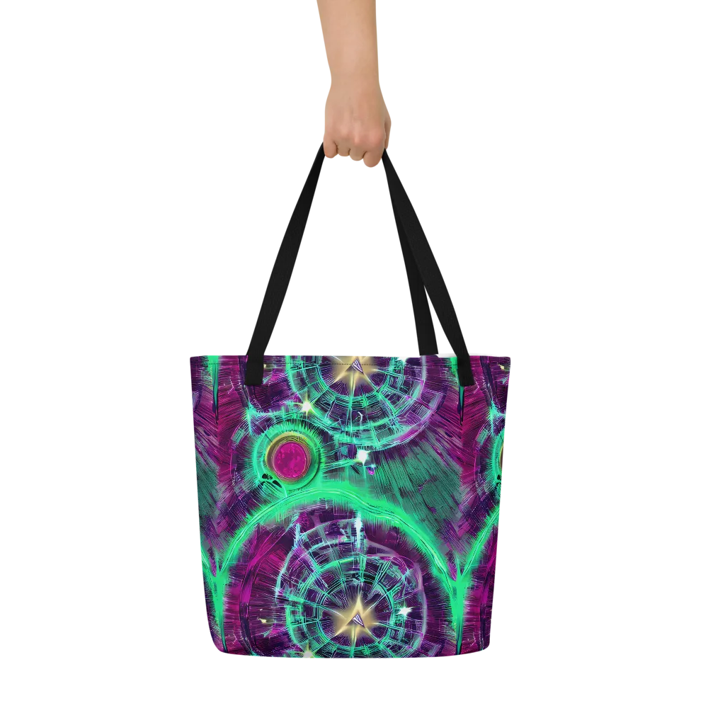 Müller Vortex on Large Tote Bag W/ Pocket — Front