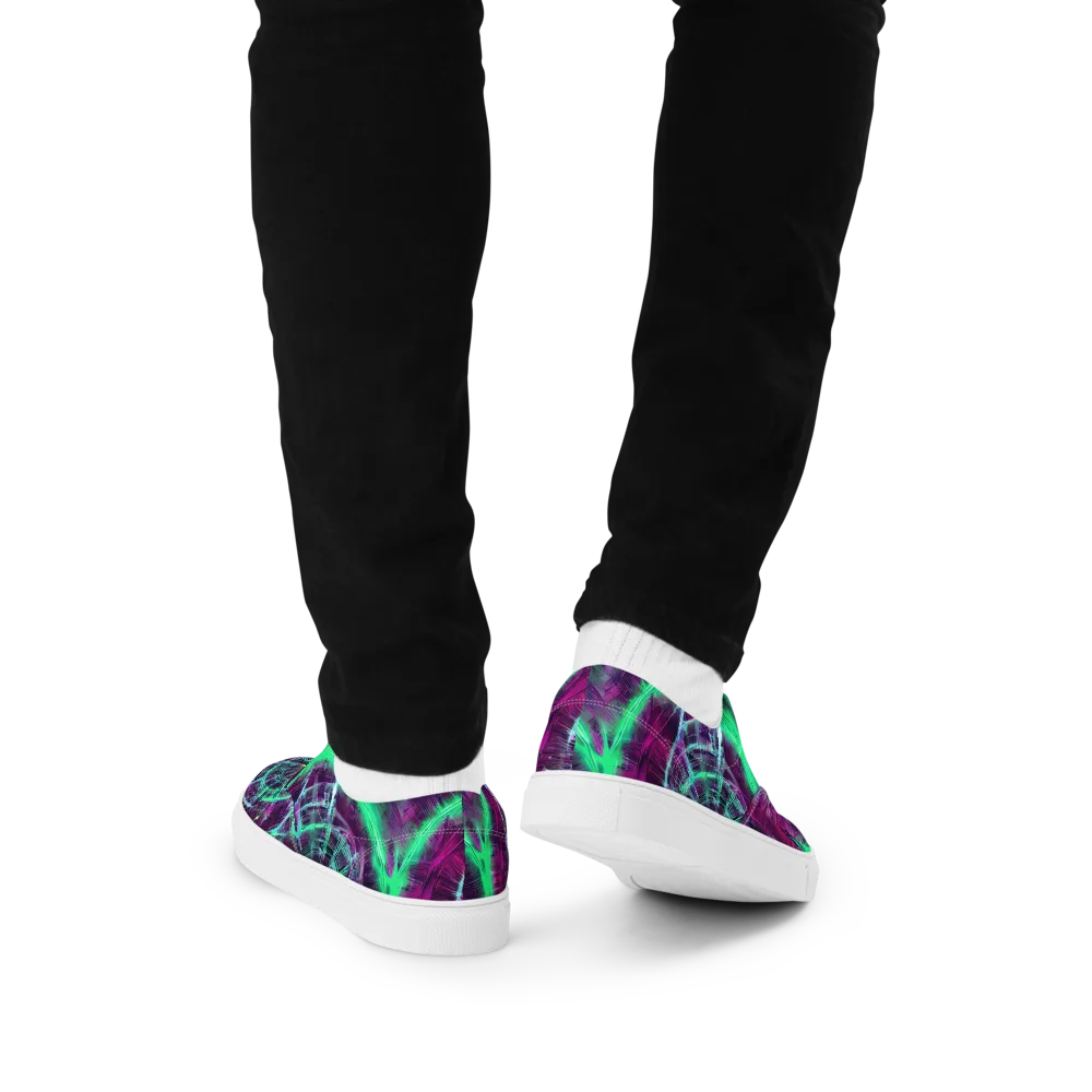 Müller Vortex on Men's Lace-Up Canvas Shoes — Back