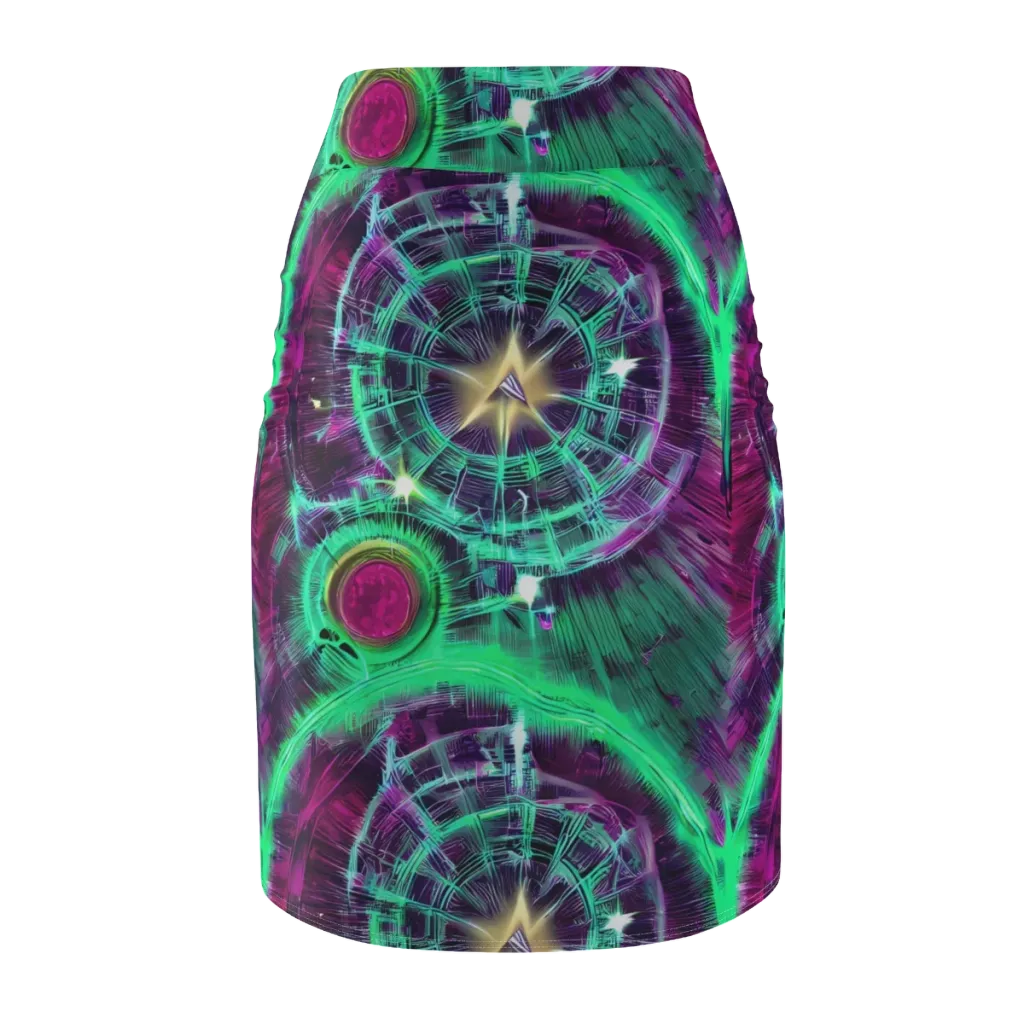 Müller Vortex on Pencil Skirt — Back