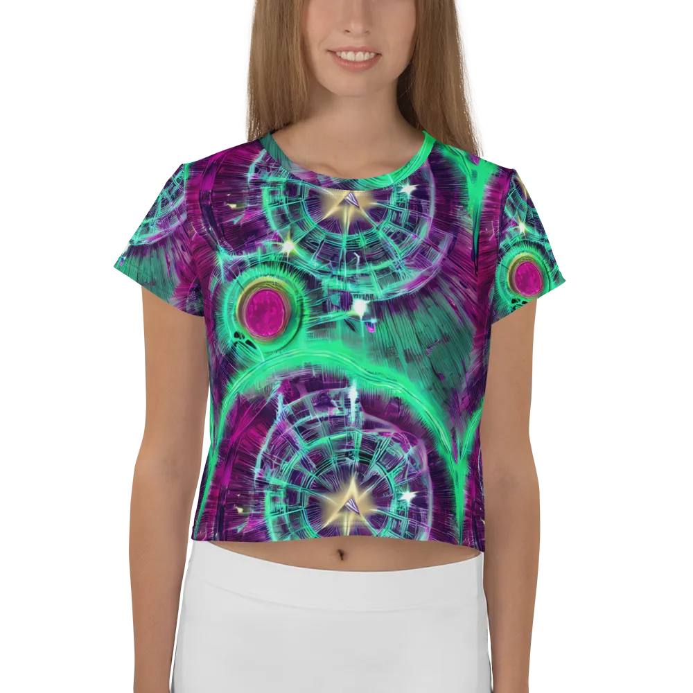 Müller Vortex on Crop Tee — Front