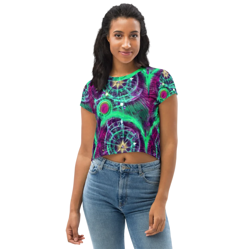 Müller Vortex on Crop Tee — Front