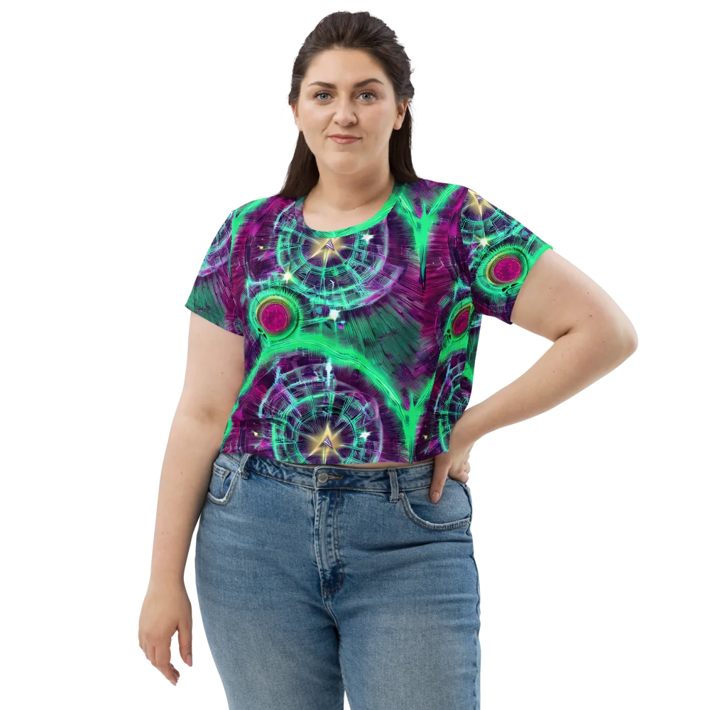 Müller Vortex on Crop Tee — Front