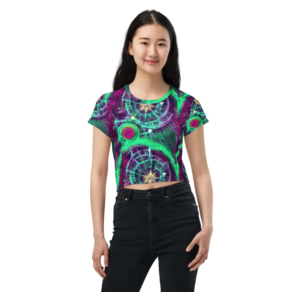 Müller Vortex on Crop Tee — Front