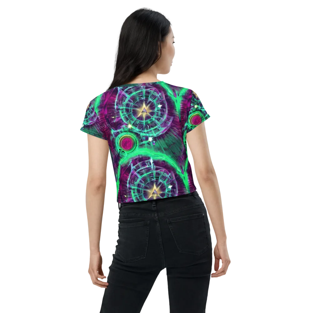 Müller Vortex on Crop Tee — Back