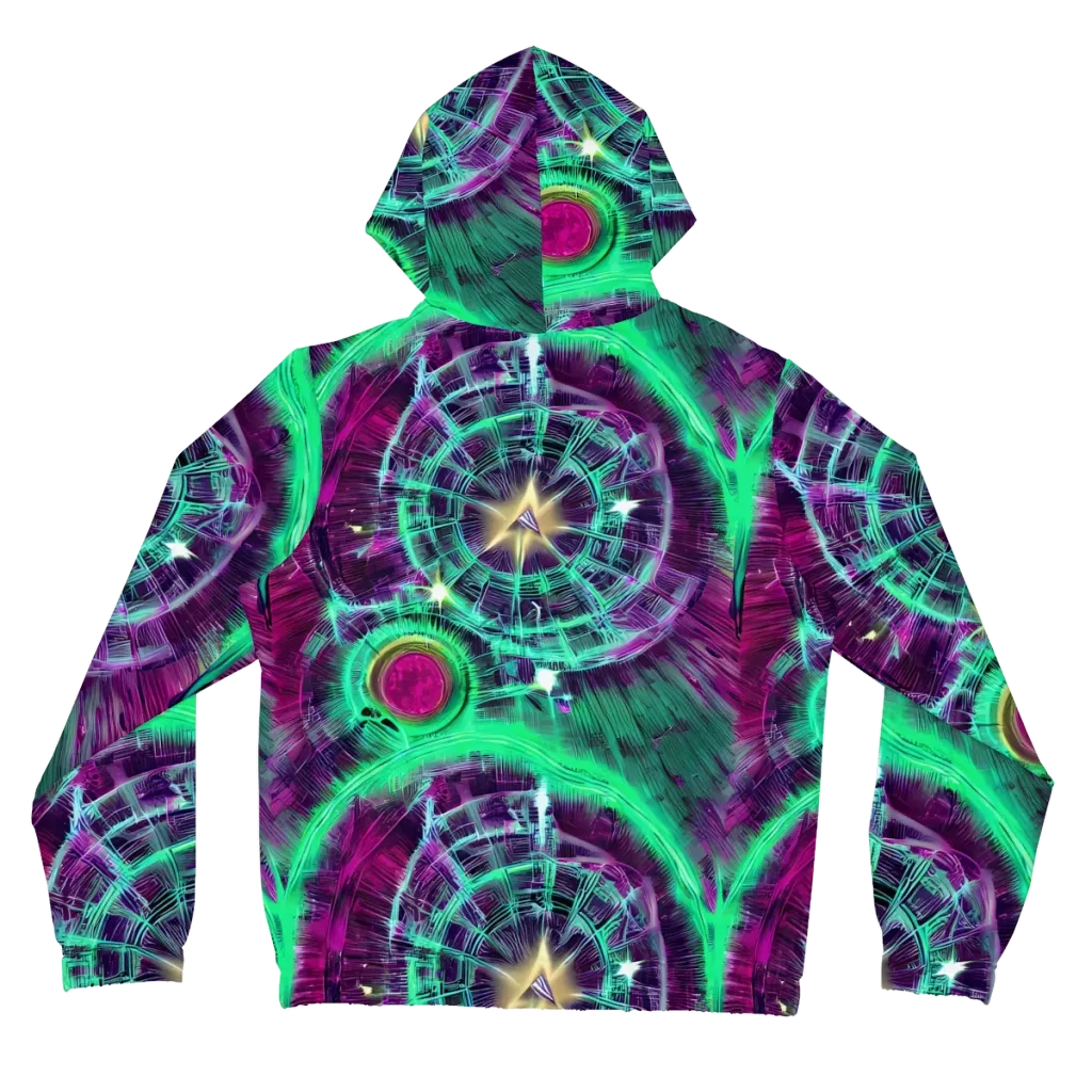 Müller Vortex on Women's Full-Zip Hoodie — Back