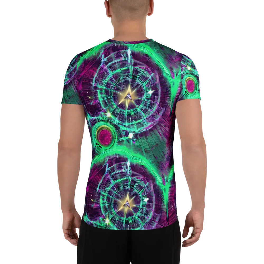 Müller Vortex on Men's Athletic T-Shirt — Back