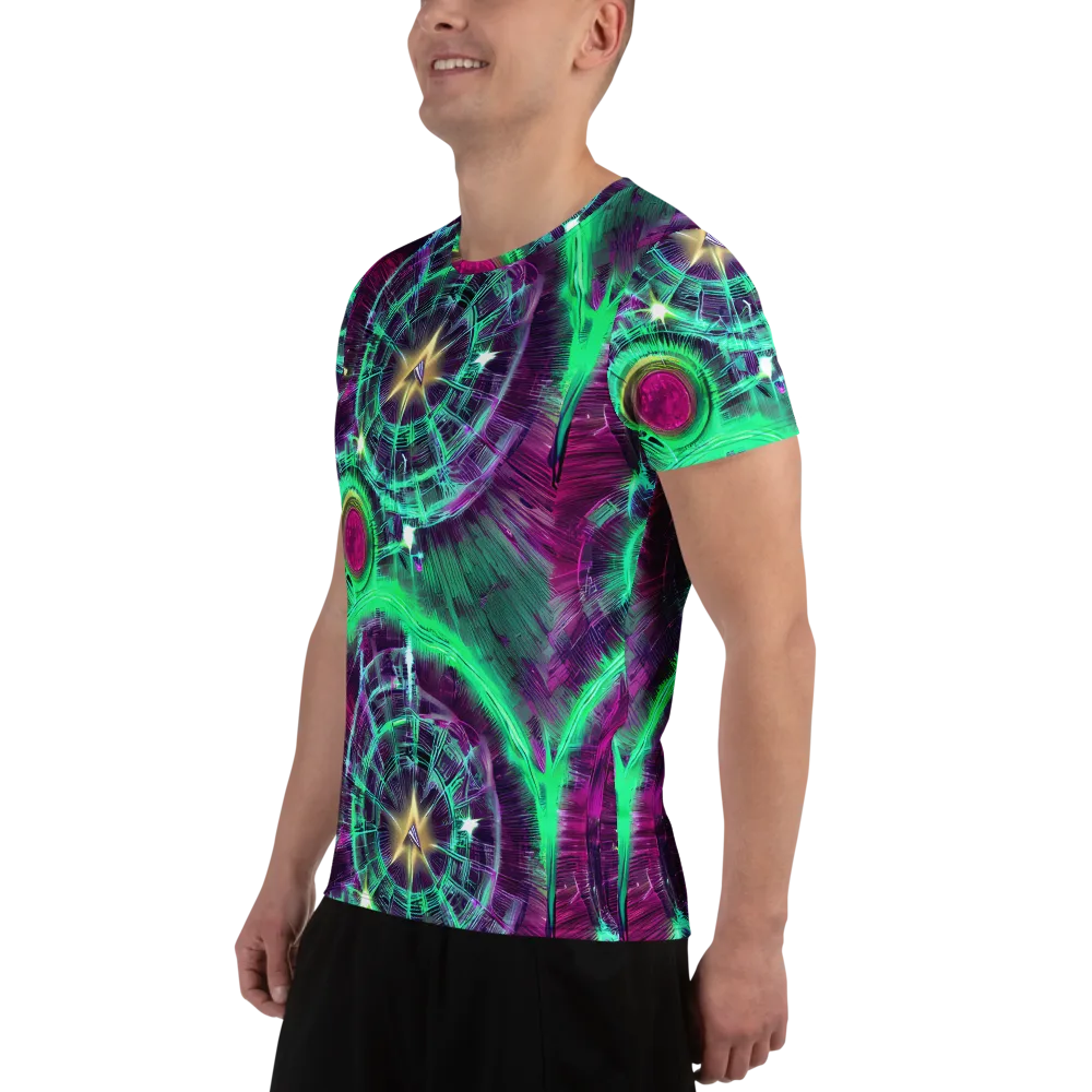 Müller Vortex on Men's Athletic T-Shirt — Left