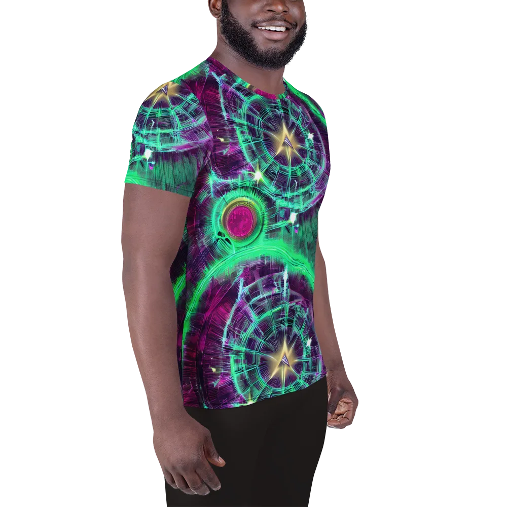 Müller Vortex on Men's Athletic T-Shirt — Right