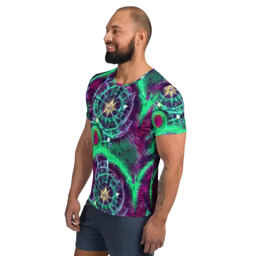 Müller Vortex on a Men's Athletic T-Shirt