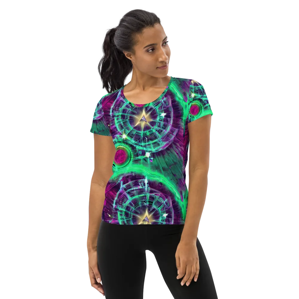 Müller Vortex on Women's Athletic T-Shirt — Front
