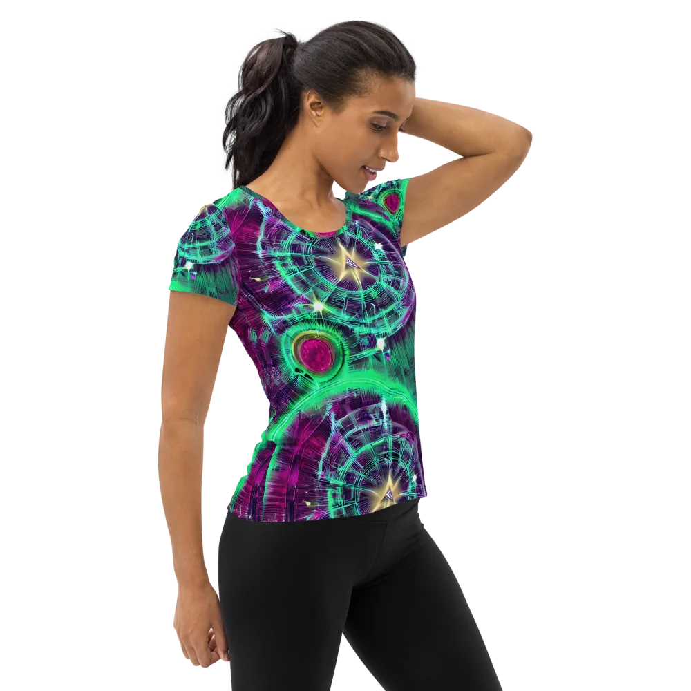 Müller Vortex on Women's Athletic T-Shirt — Right