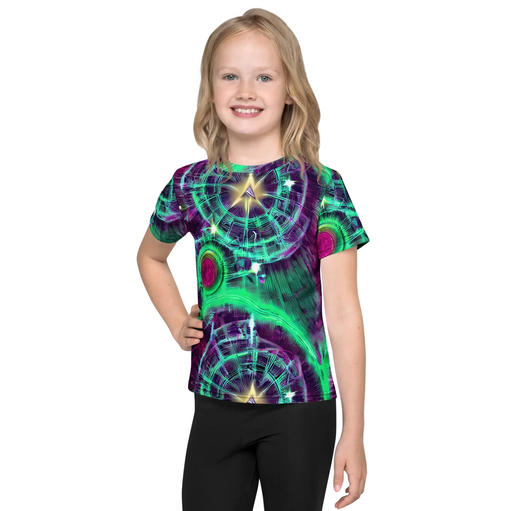 Müller Vortex on Kids Crew Neck T-Shirt — Front