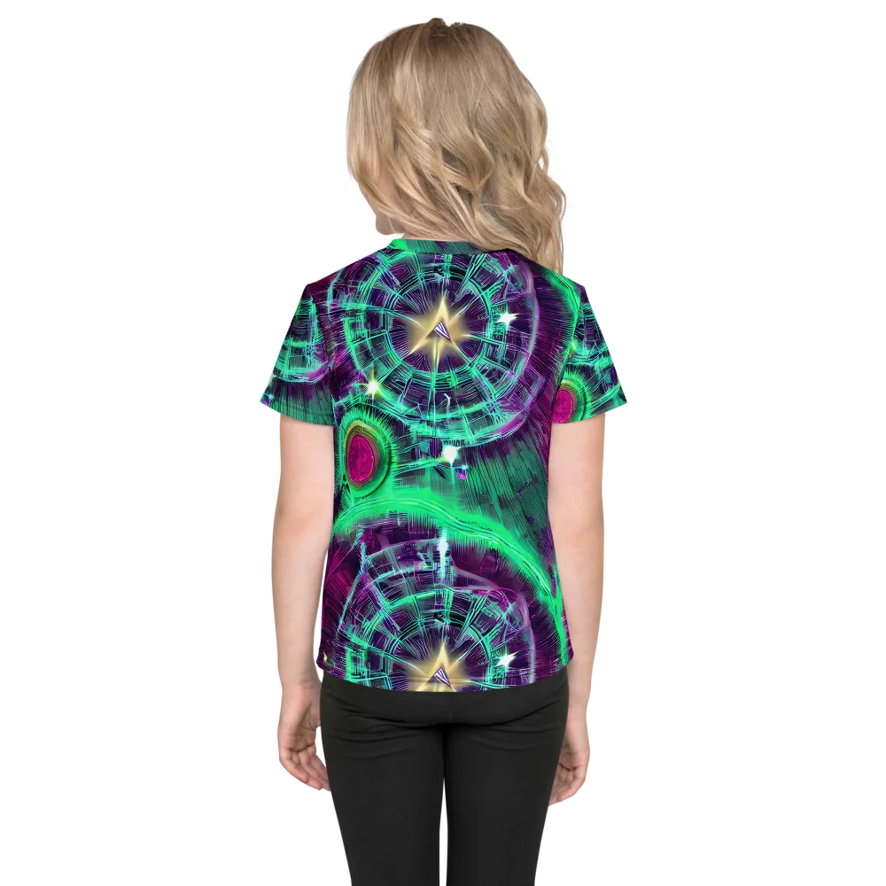 Müller Vortex on Kids Crew Neck T-Shirt — Back