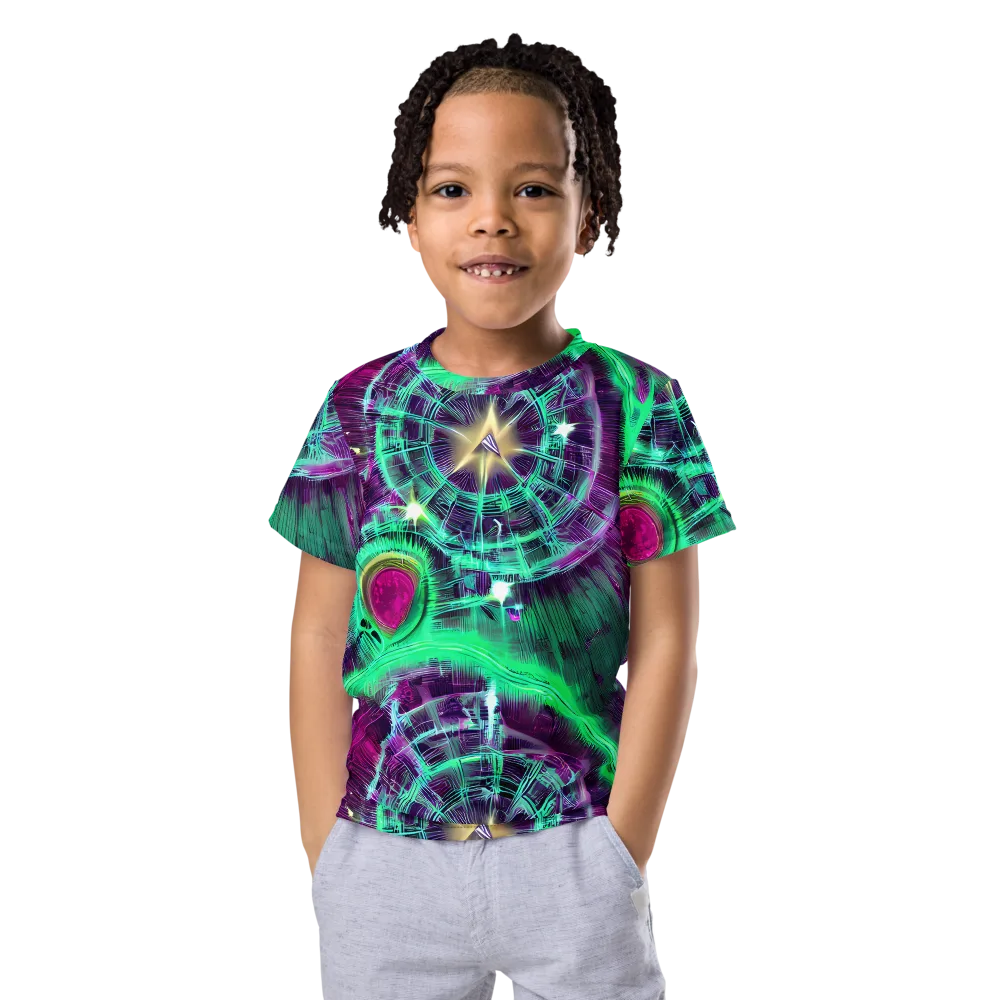 Müller Vortex on Kids Crew Neck T-Shirt — Front