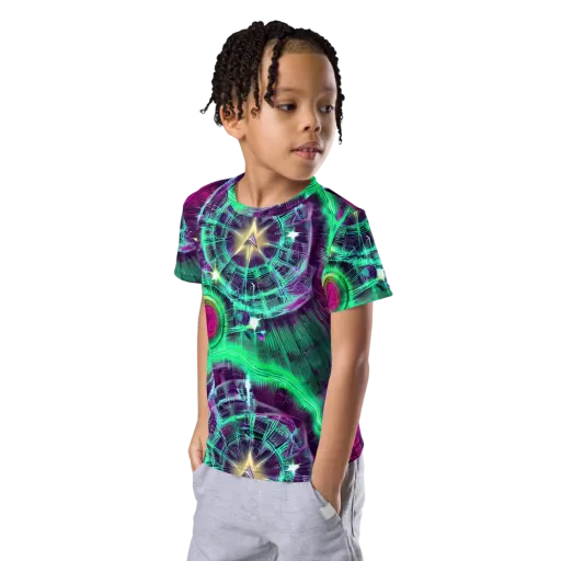 Müller Vortex on a Kids Crew Neck T-Shirt