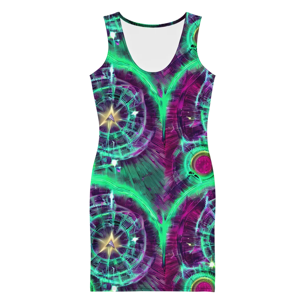 Müller Vortex on Bodycon Dress — Front