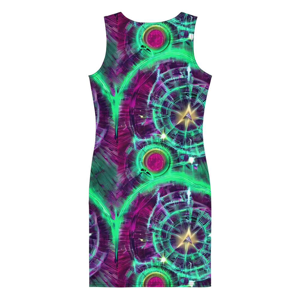 Müller Vortex on Bodycon Dress — Back