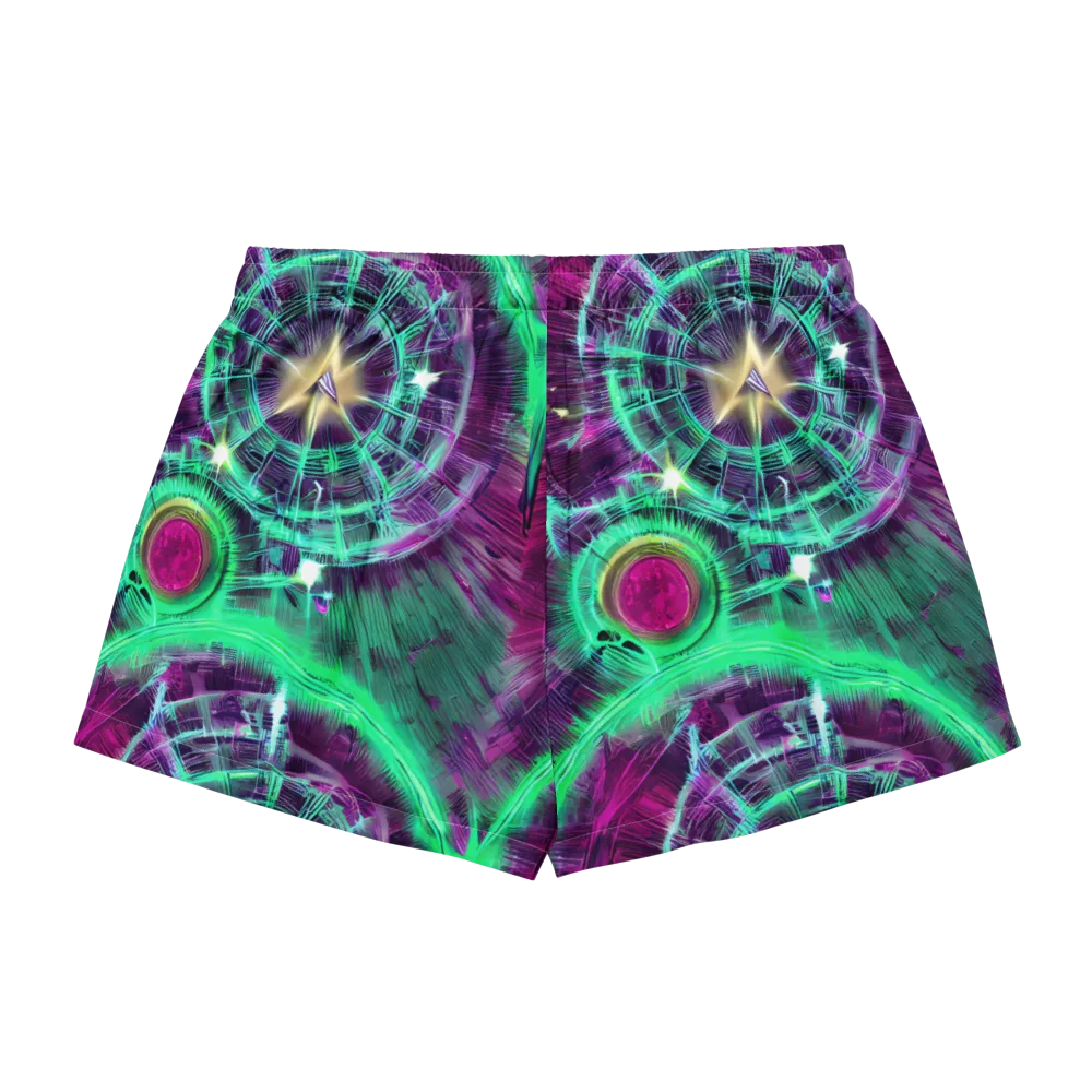 Müller Vortex on Women's Pajama Shorts — Back