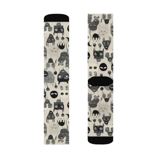 Ink Ghost Parade on a Socks