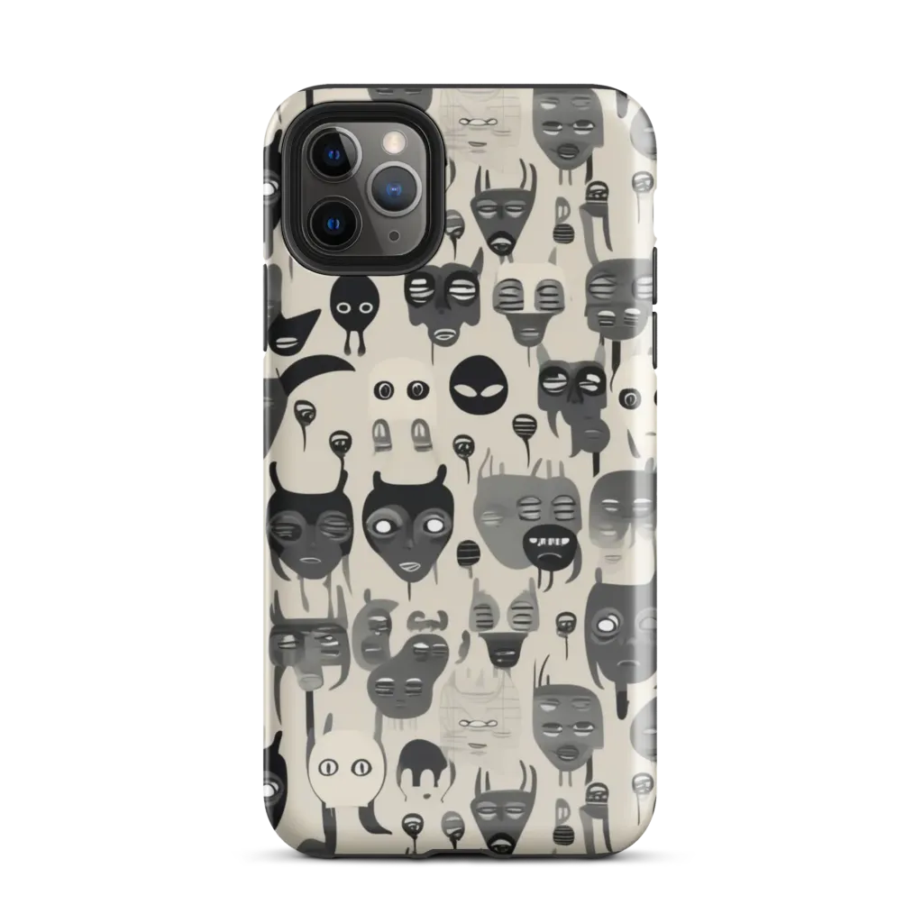 Ink Ghost Parade on Tough Case for iPhone® — Front
