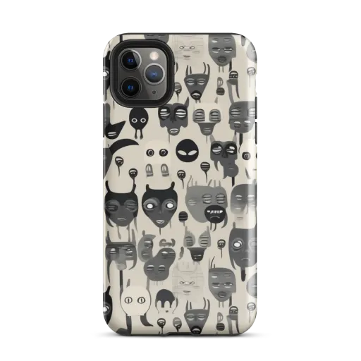 Ink Ghost Parade on a Tough Case for iPhone®