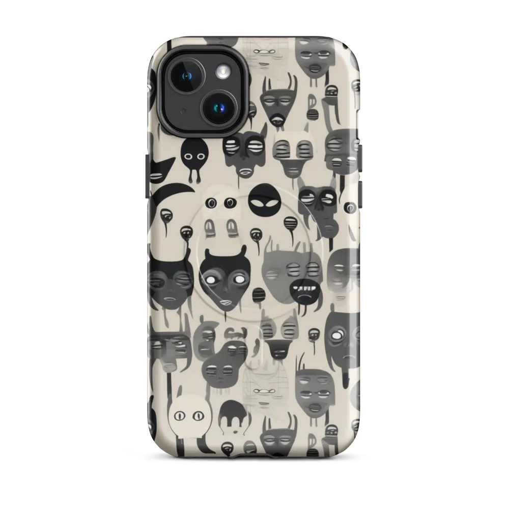 Ink Ghost Parade on MagSafe Tough Case for iPhone® — Front