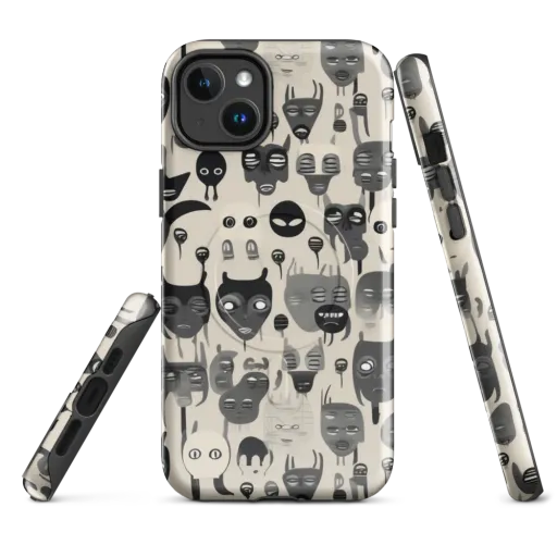 Ink Ghost Parade on a MagSafe Tough Case for iPhone®