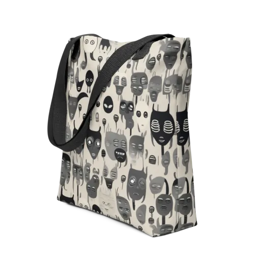 Ink Ghost Parade on a Tote Bag