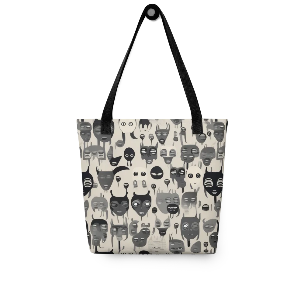 Ink Ghost Parade on Tote Bag — Front