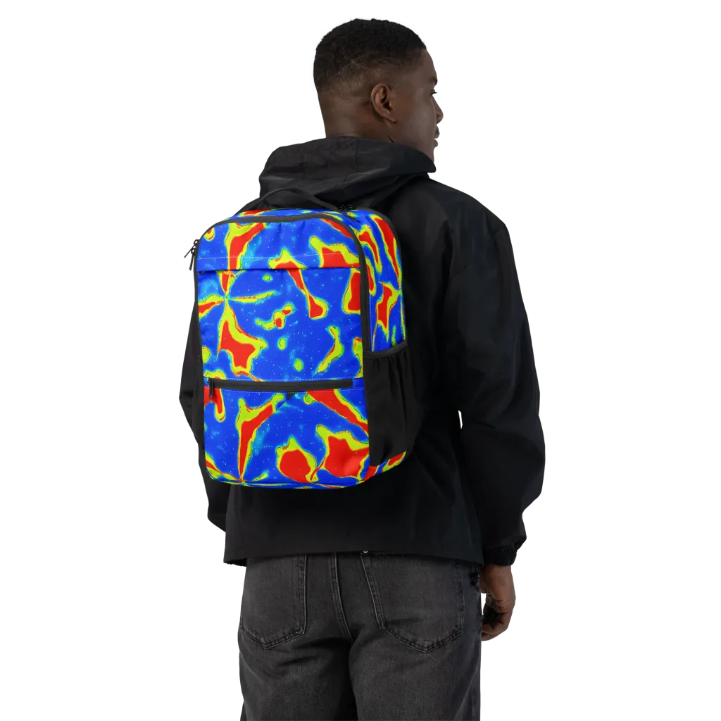 Heatwave Drift on Utility Backpack — Back