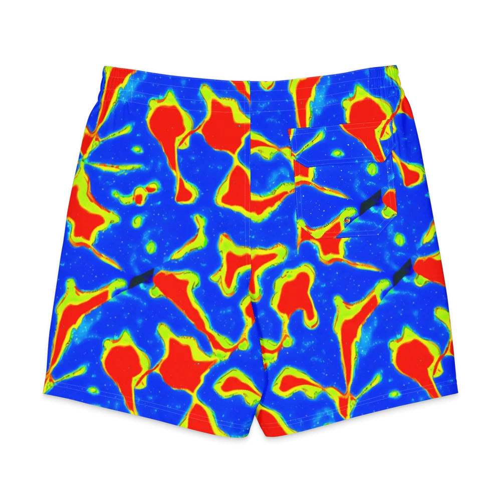 Heatwave Drift on Men's Board Shorts — Back