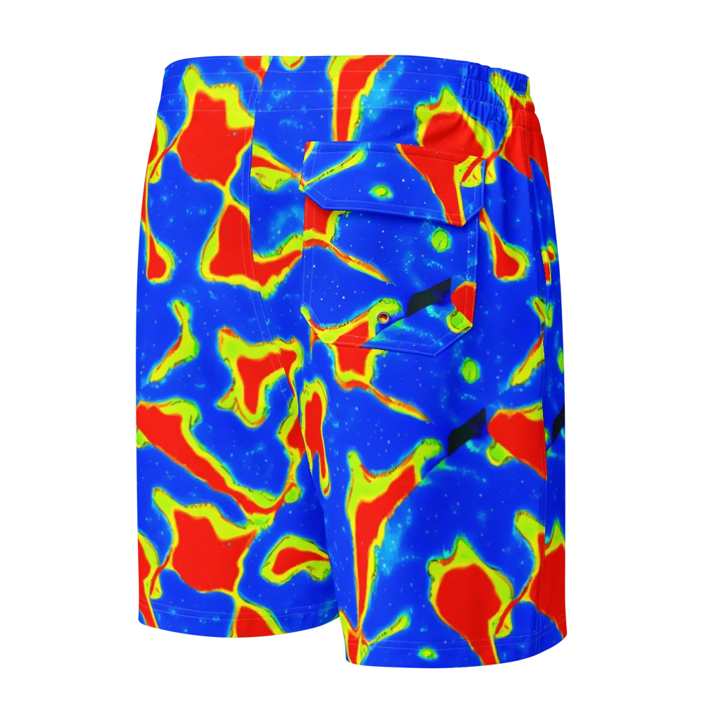 Heatwave Drift on Men's Board Shorts — Back